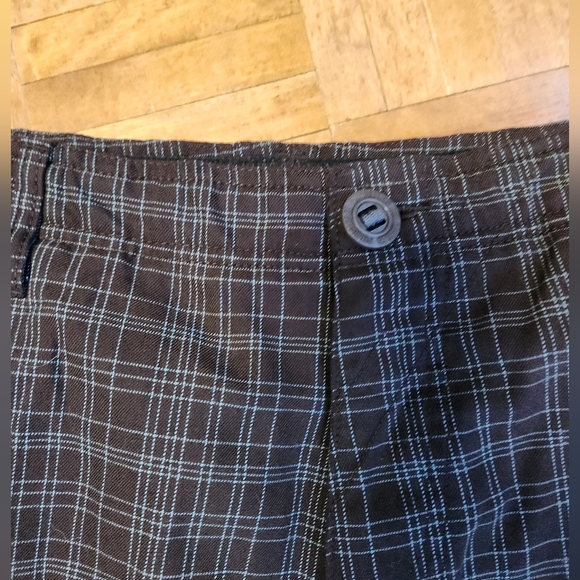 Mens Fox Black and Blue Plaid Shorts sz 38 - Picture 3 of 9